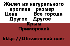 Жилет из натурального кролика,44размер › Цена ­ 500 - Все города Другое » Другое   . Крым,Приморский